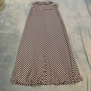 Merona Striped Maxi Skirt